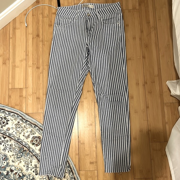 Zara Striped Jeans - Picture 1 of 6